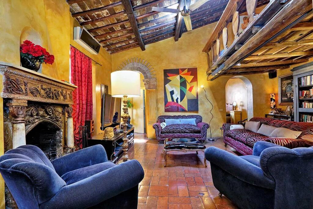 Spectacular Luxury Flat In Trastevere Roma Exterior foto